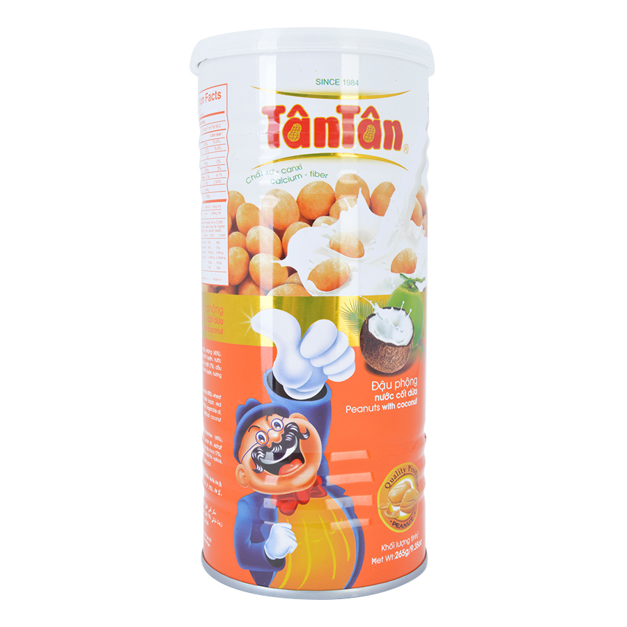 Combo 2 Đậu Phộng Nước Cốt Dừa Tân Tân (265g / Hộp)