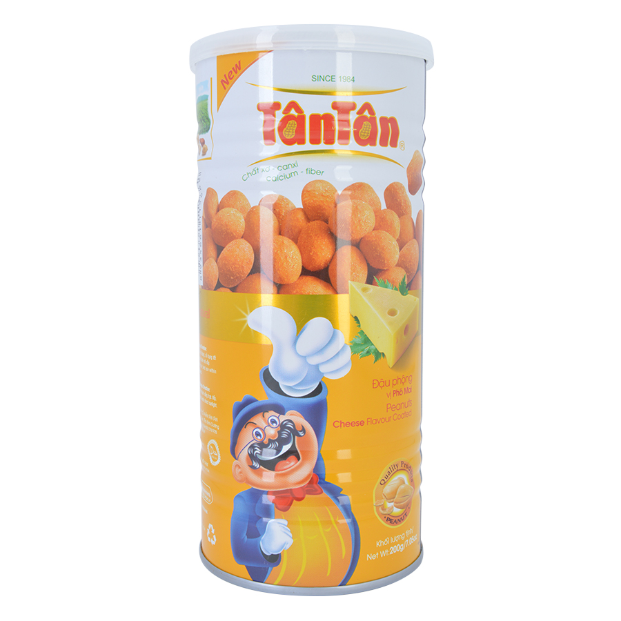 Combo 2 Đậu Phộng Vị Phô Mai Tân Tân (200g / Hộp)