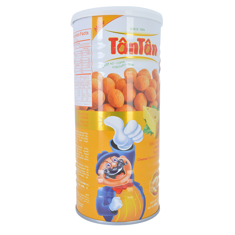 Combo 2 Đậu Phộng Vị Phô Mai Tân Tân (200g / Hộp)