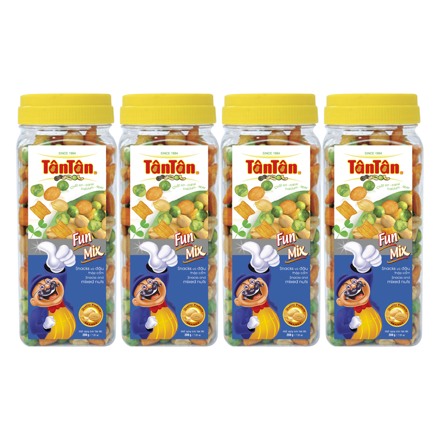 Combo 4 Snack Và Đậu Thập Cẩm Tân Tân