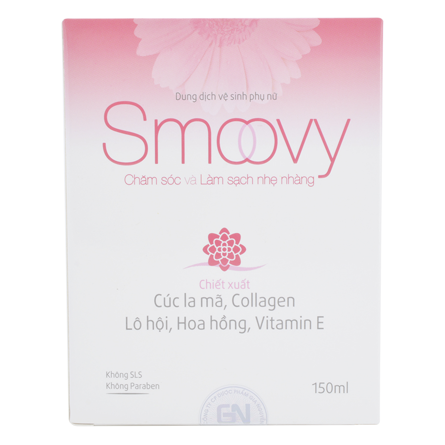 Dung Dịch Vệ Sinh Phụ Nữ Trẻ Hoá Vùng Kín Smoovy S008 (150ml)