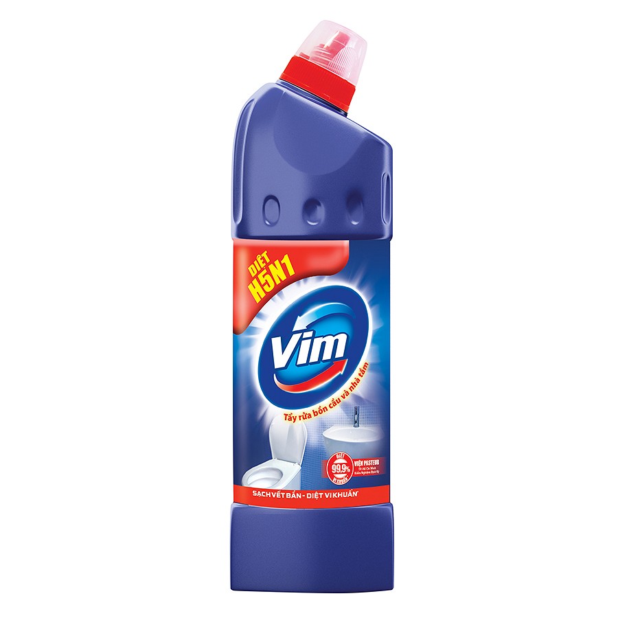 Nước Tẩy Bồn Cầu Vim Diệt Khuẩn (900ml) - Xanh Biển