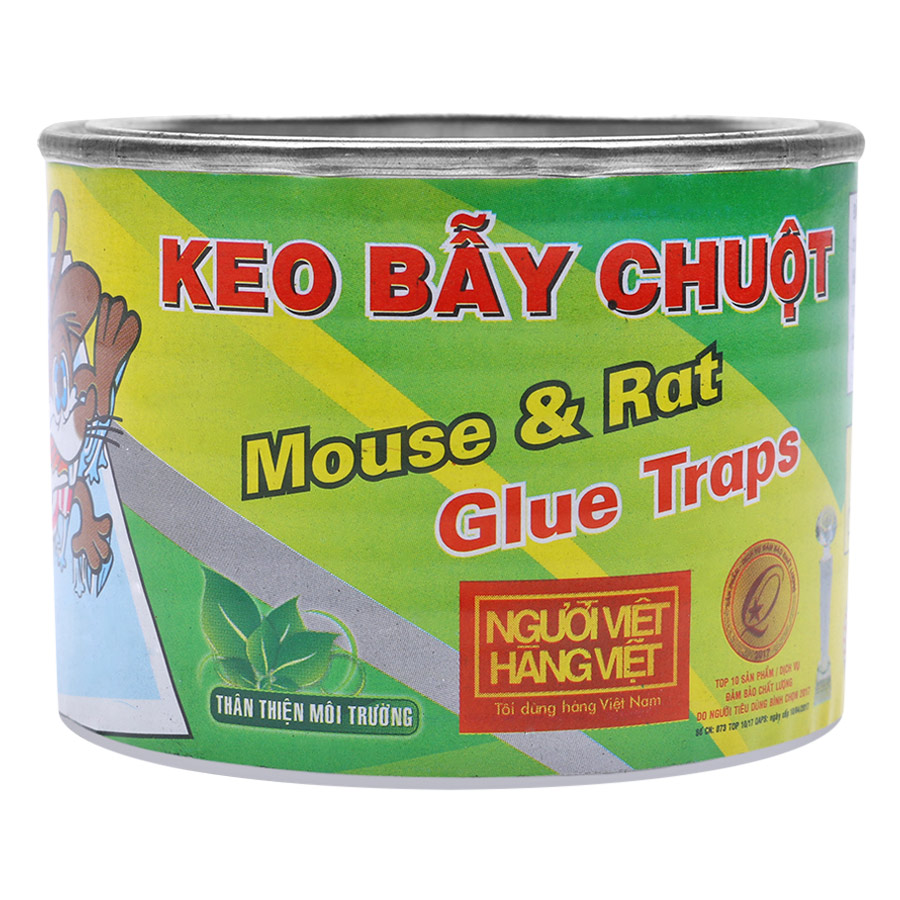 Bộ 10 Keo Dán Chuột Đại Lộc Dạng Lon (150g / Lon)