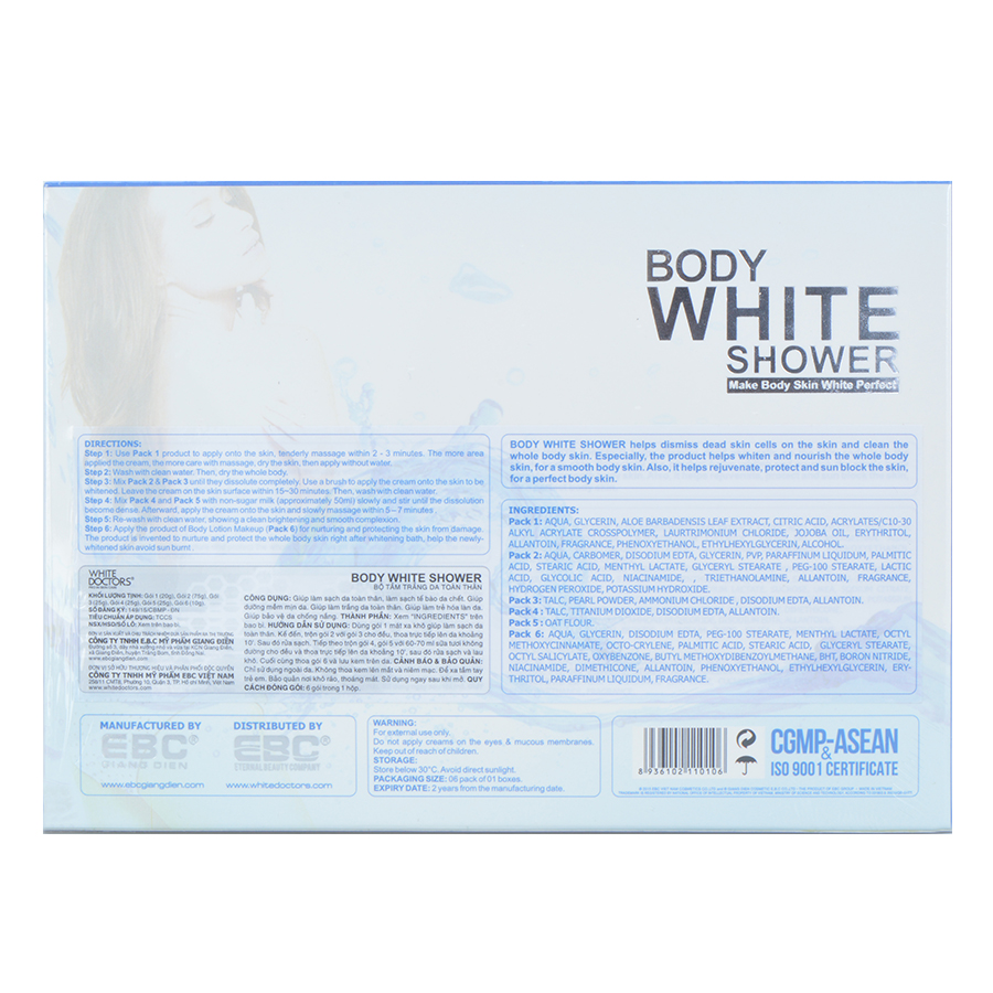 Tắm Trắng White Doctors 5 In 1 Body White Shower