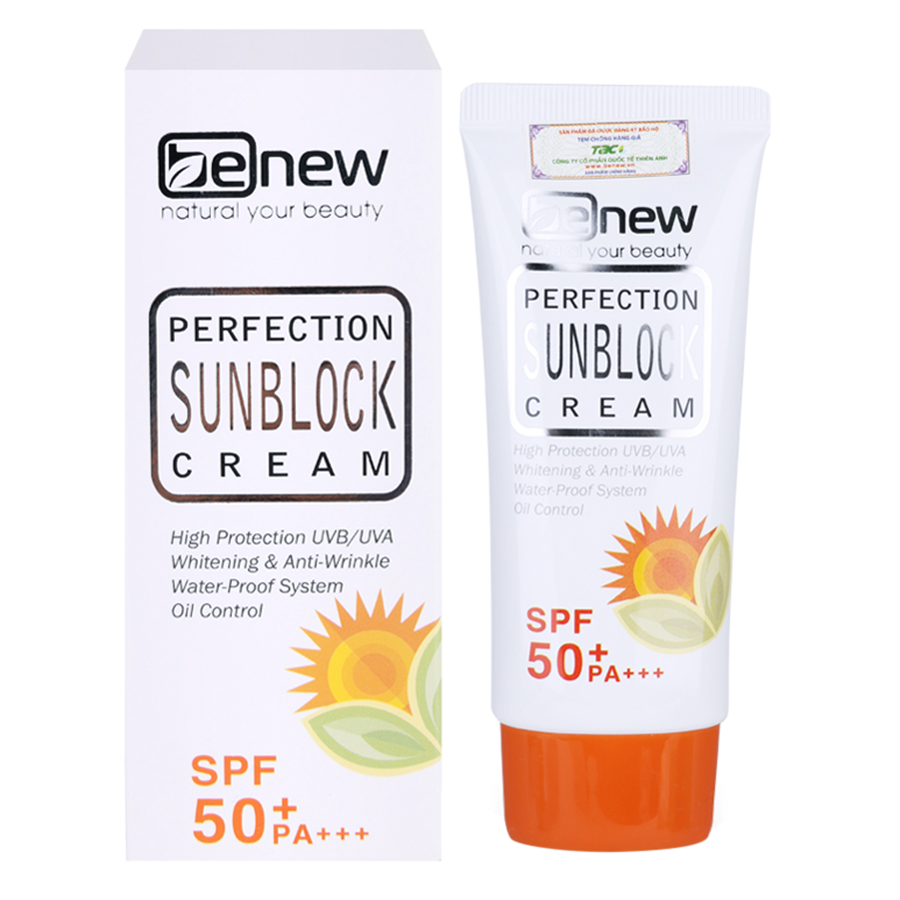 Kem Chống Nắng Benew Perfection Sunblock Cream (50ml)