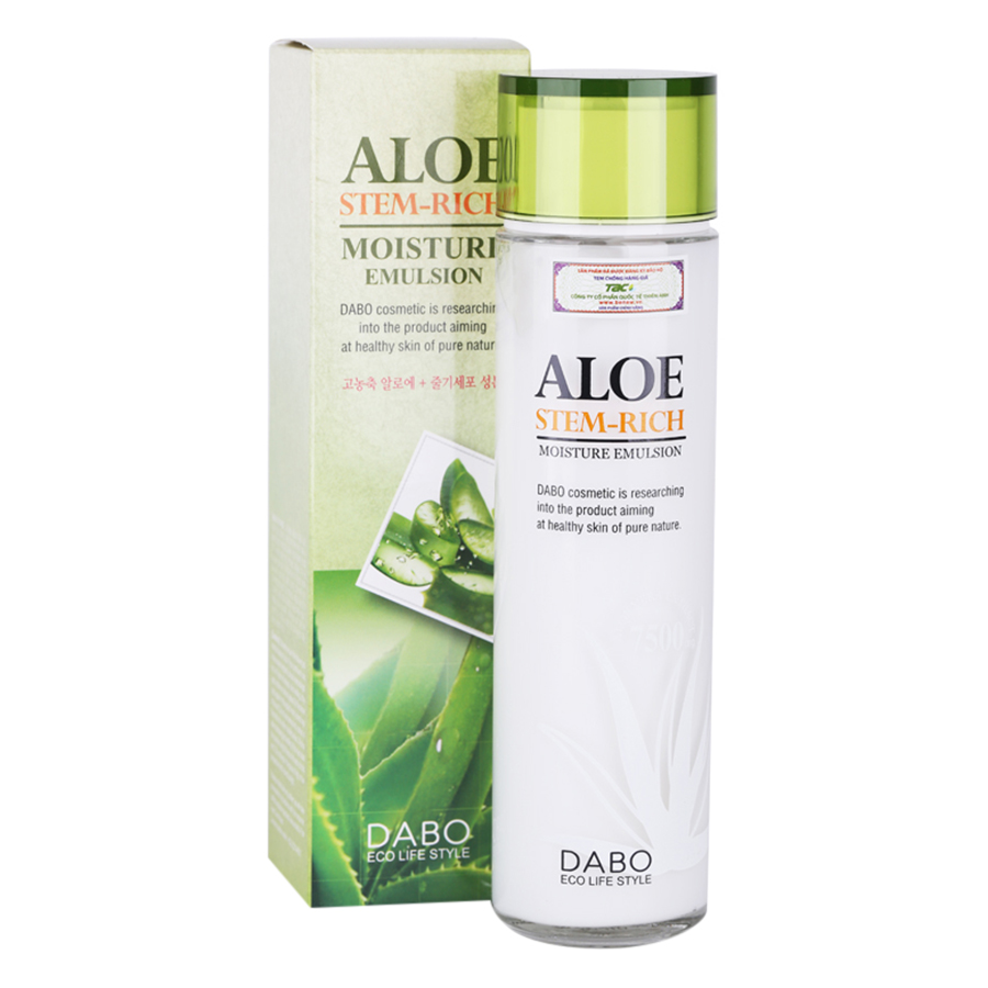 Sữa Dưỡng Thể Trắng Da Chiết Xuất Lô Hội Dabo Aloe (180ml)