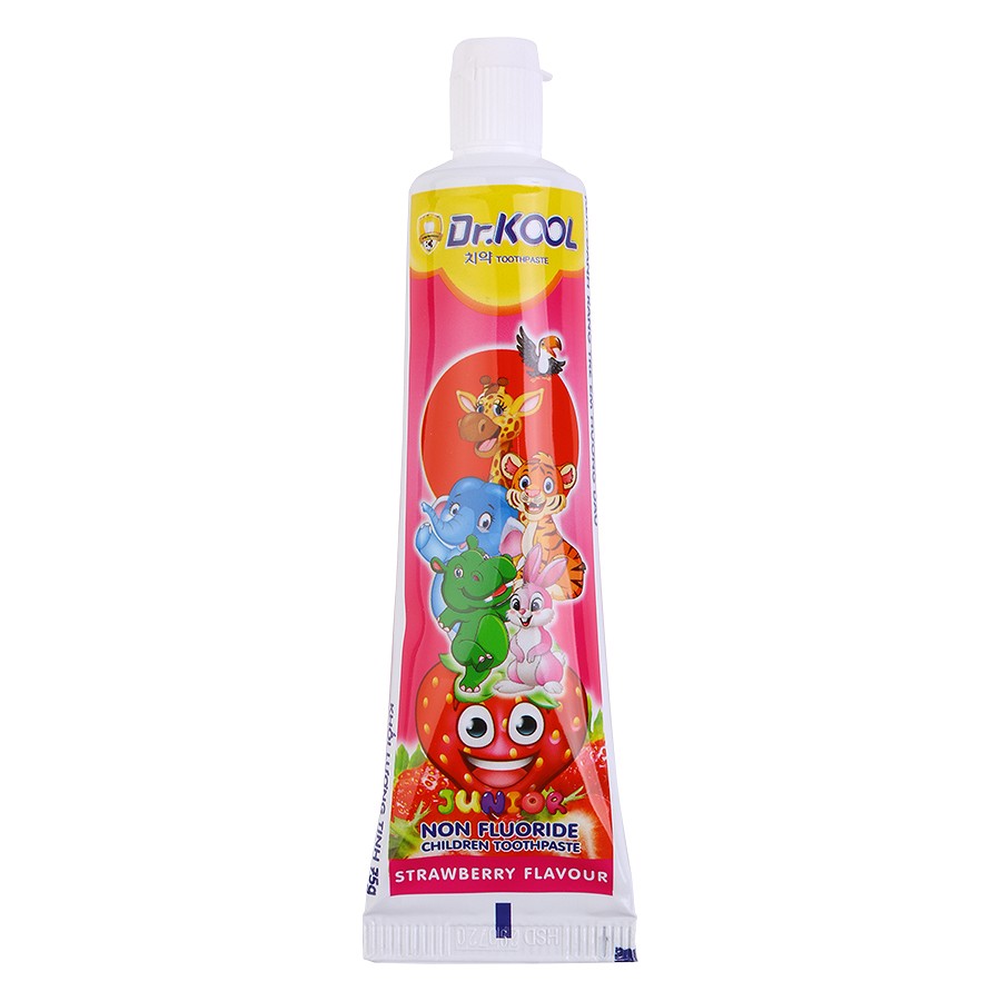 Combo Bàn Chải Cá Ngựa Dr. Kool + Kem Đánh Răng Dr. Kool Kid Hương Dâu (75g)