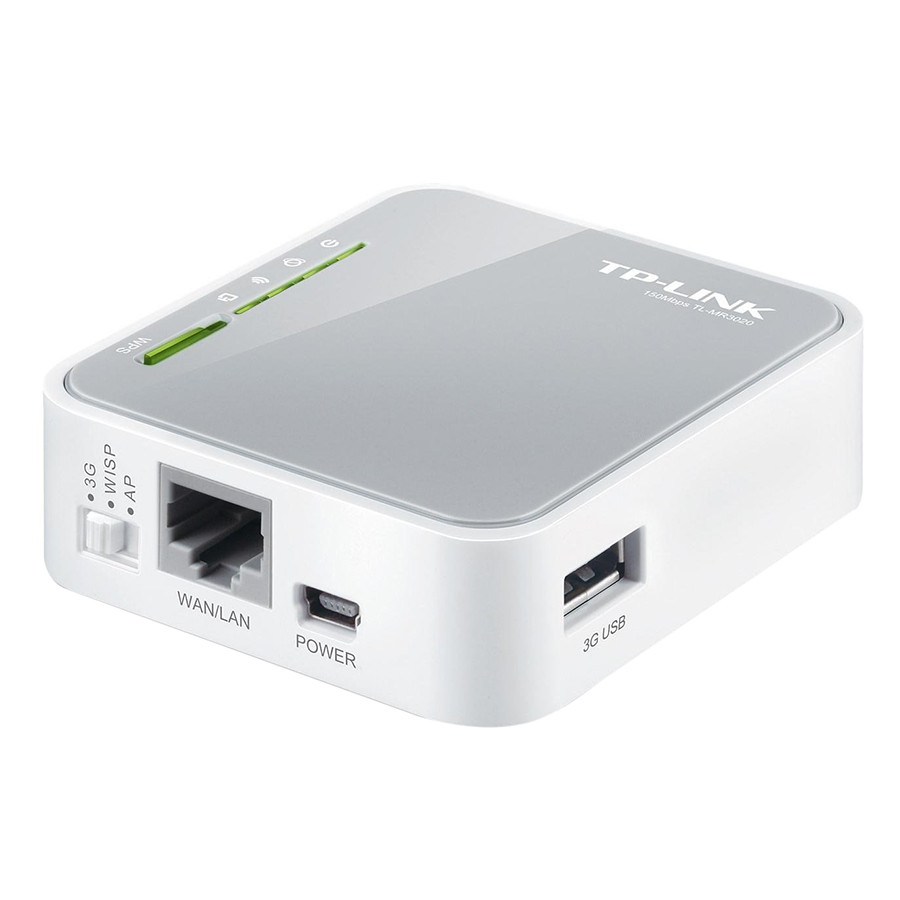 Bộ Phát Wifi Từ USB 3G TP-Link MR3020 – Trắng – Hàng Chính Hãng