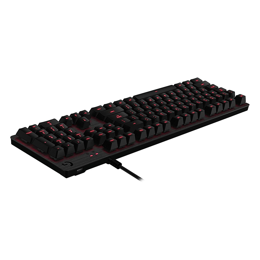 Bàn Phím Cơ Có Dây Logitech G413 Carbon LED Romer-G Switch Full Size - Hàng Chính Hãng