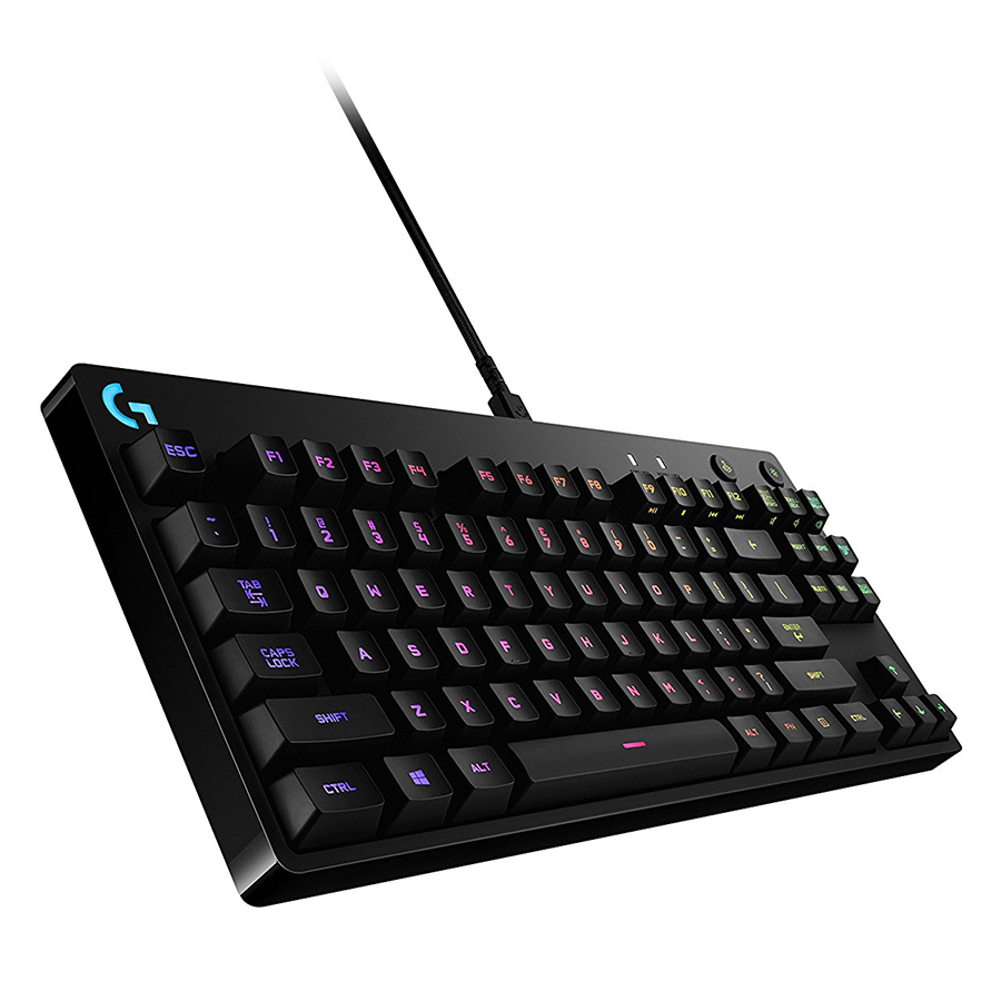 Bàn Phím Cơ Có Dây Logitech G Pro Gaming RGB Romer-G Switch Tenkeyless - Hàng Chính Hãng