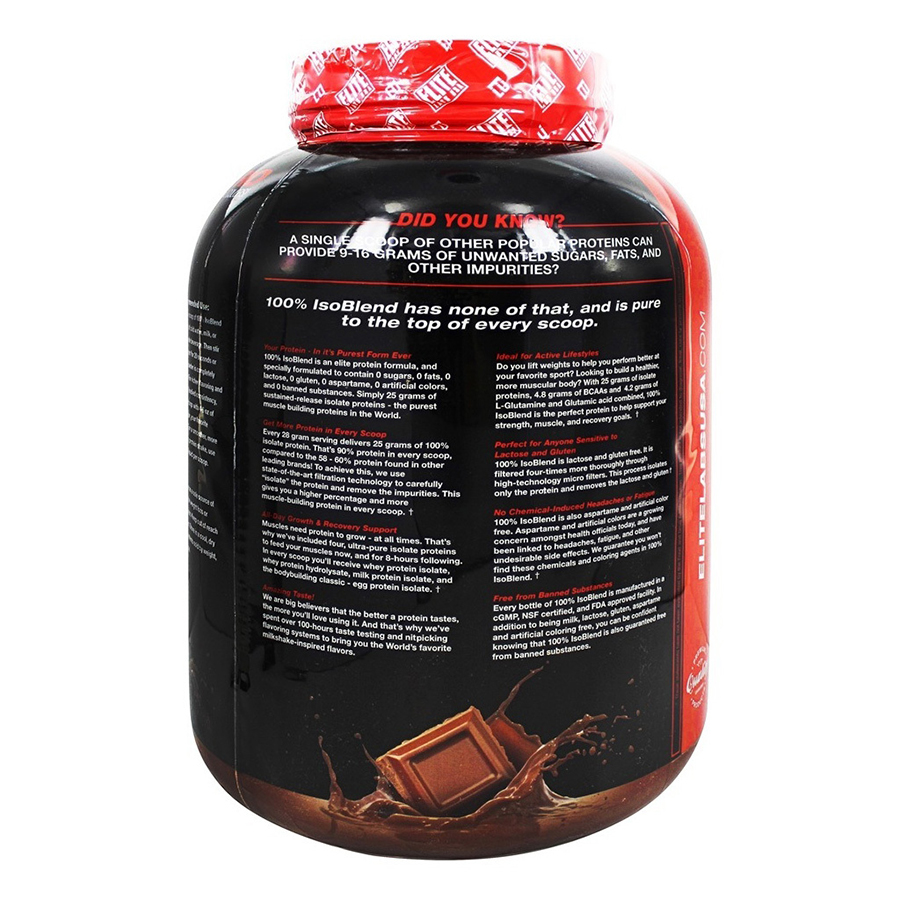 Sữa Tăng Cơ Whey Protein 100% Isoblend Elite Labs (1.83kg)