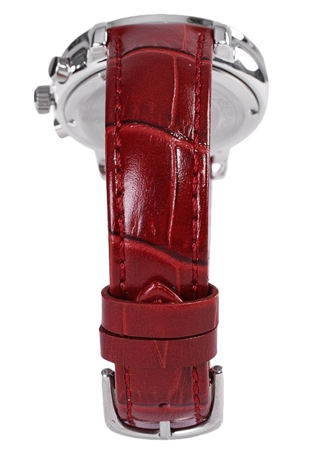 Đồng Hồ Nữ Dây Da Royal Crown 6420ST - Đỏ Đô