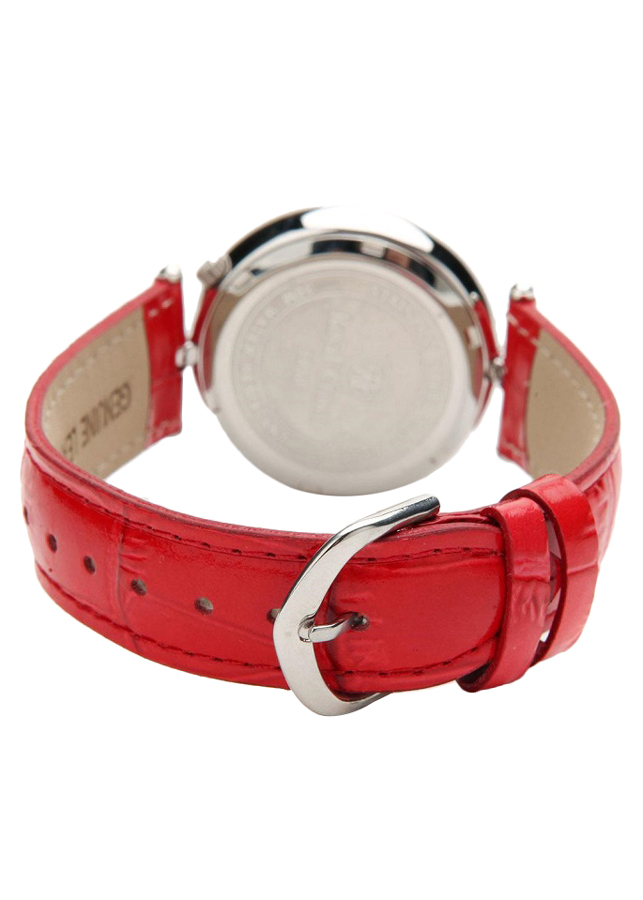 Đồng Hồ Nữ Dây Da Royal Crown 3850ST - Đỏ