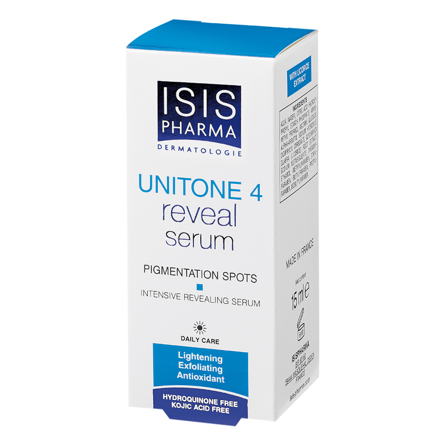 Serum Làm Mờ, Giảm Sạm Nám, Tàn Nhang ISIS Pharma Unitone 4 Reveal Serum (15ml)