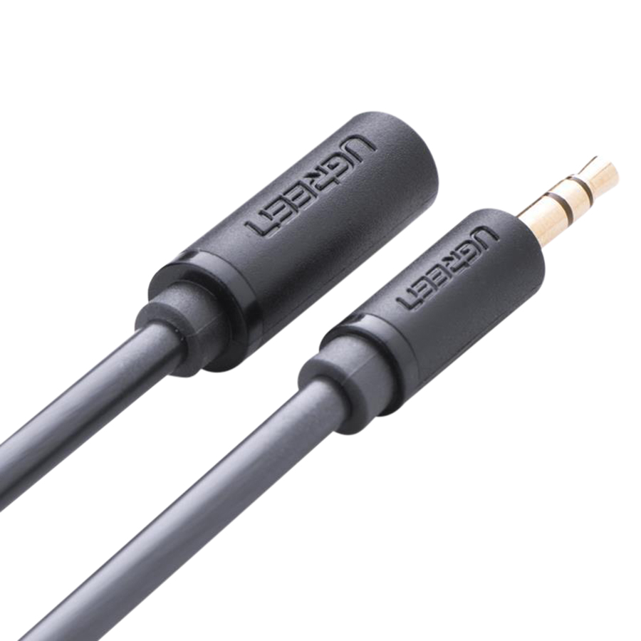 Cáp Nối Dài AV 3.5mm Male To Female Ugreen AV124 10784 - Đen - Hàng Chính Hãng