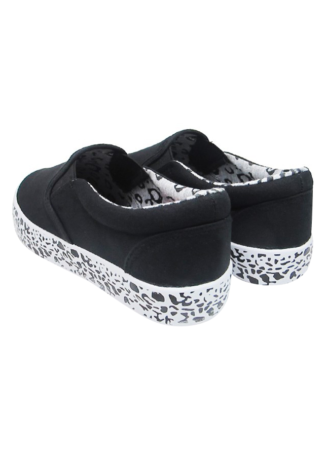 Giày Slip On Nữ D&amp;A L1603 - Đen