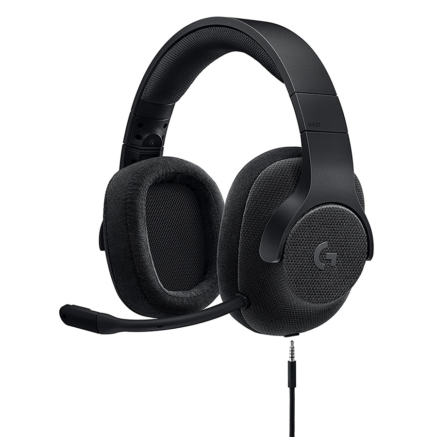 Tai Nghe Chụp Tai Gaming Logitech G433 7.1 Surround - Hàng Chính Hãng