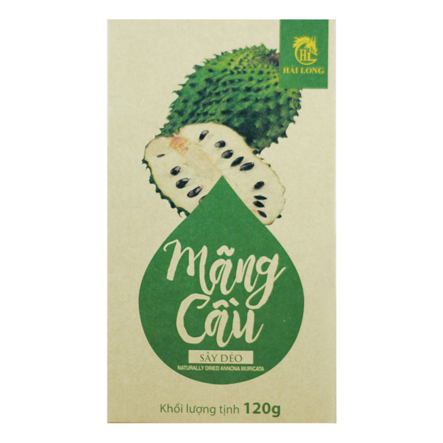 Combo Đậu Nành Sấy Cỏ Ngọt Vị Cay Hải Long (230g) + Mãng Cầu Sấy Dẻo Hải Long (120g)