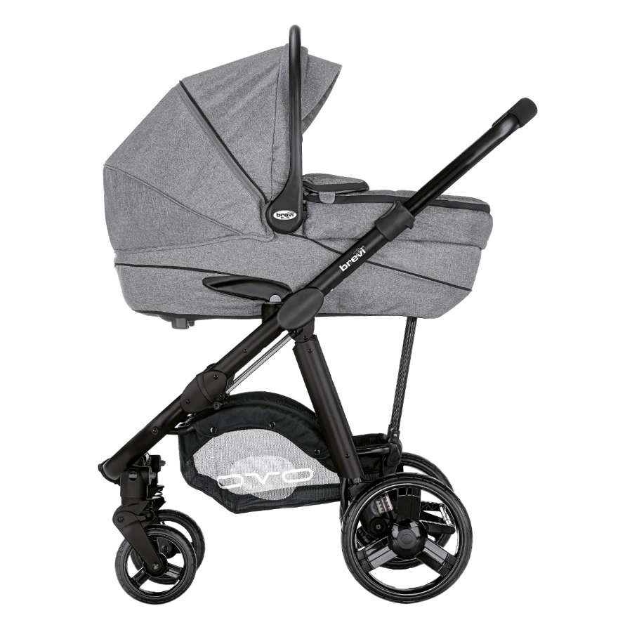 Bộ Xe Đẩy Brevi Ovo 3 Trong 1 BRE729-002 PREMIUM