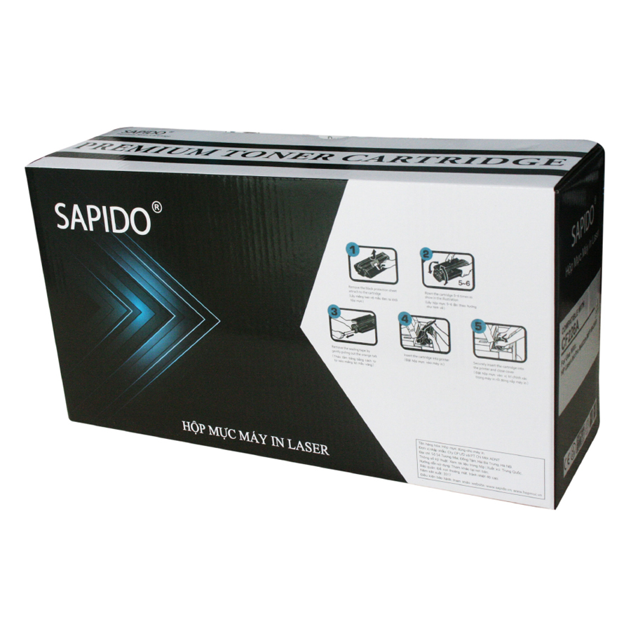 Hộp Mực In Sapido 05A (CE505A) Cho Máy In HP P2005, HP P2030, HP P2035, HP P2035N, HP P2050, HP P2055, HP P2055d, HP P2055dn - Hàng Chính Hãng