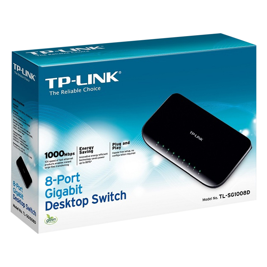 Switch 8 Cổng Gigabit TP-Link TL-SG1008D - Hàng chính hãng