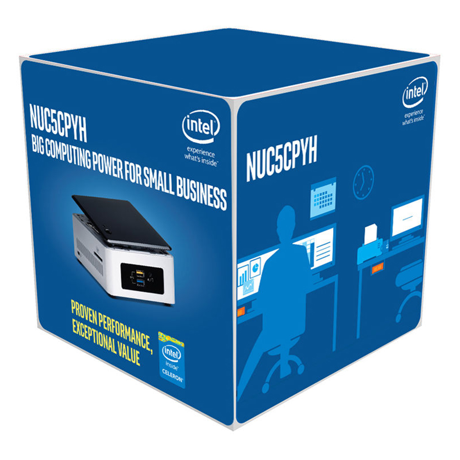 Mini PC Intel NUC NUC5CPYH - Celeron N3050 - Hàng Chính Hãng