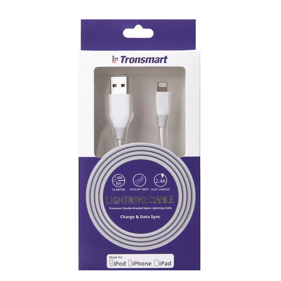Cáp Sạc Lightning Tronsmart (1m2) - Hàng Chính Hãng