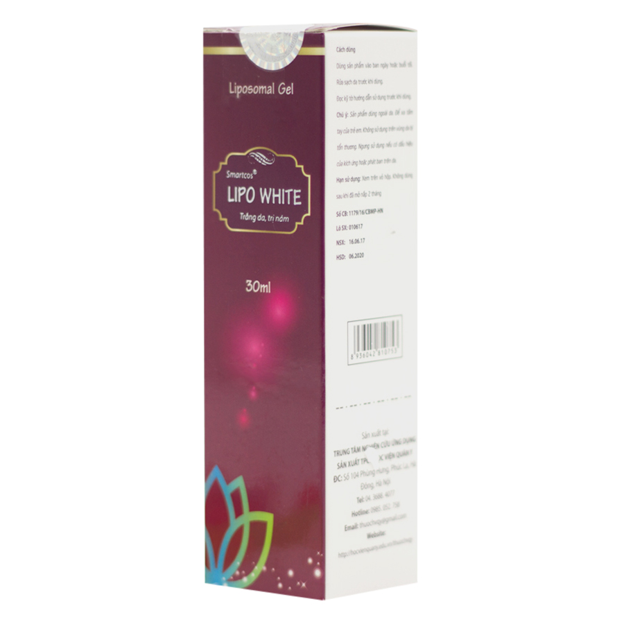 Serum Hỗ Trợ Trị Nám Lipo White Học Viện Quân Y