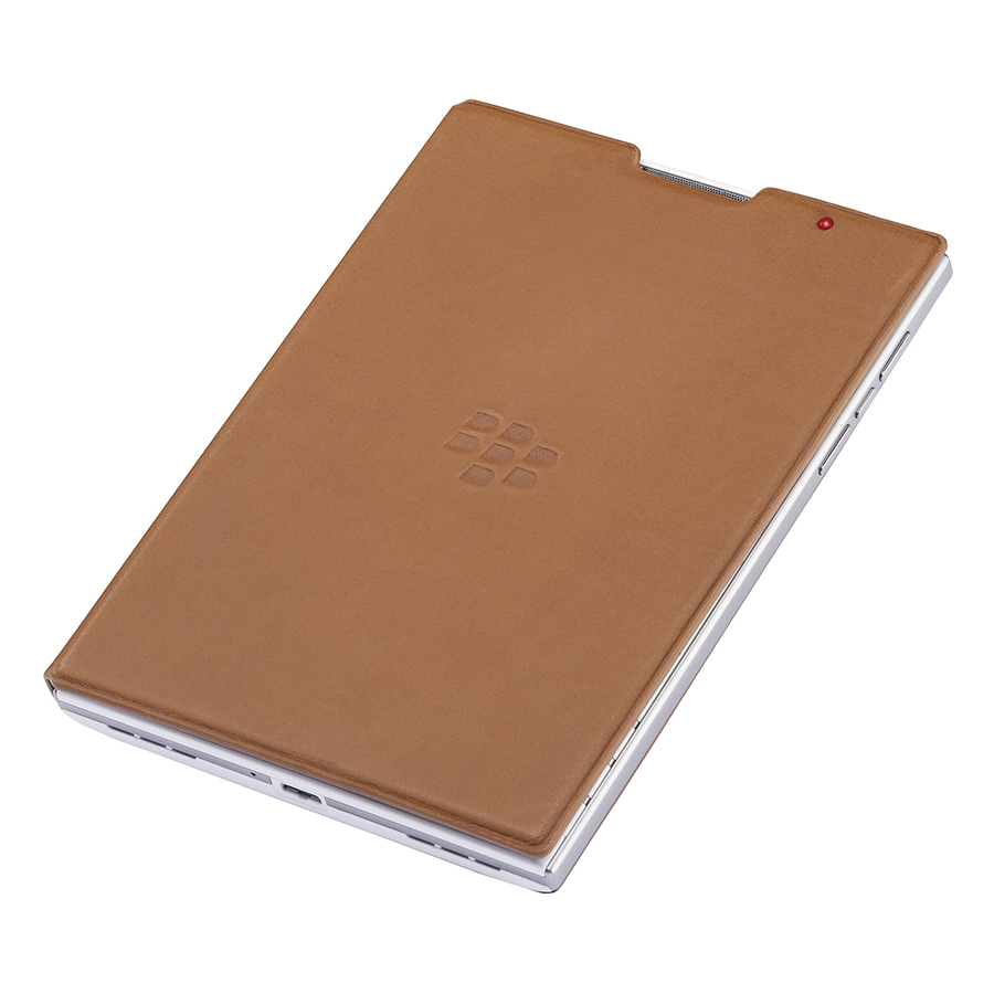 Bao Cầm Tay Gập Leather Flip Case Blackbery Passport - Nâu