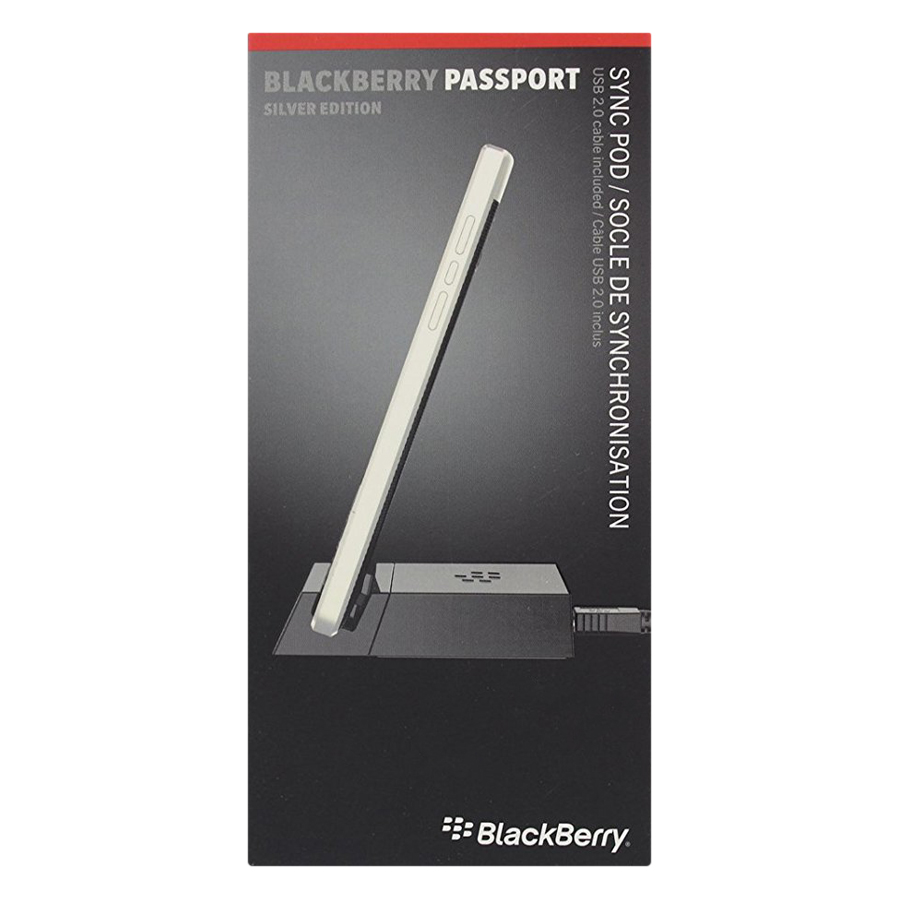 Bộ Đế Sạc Rời - Sync Pod Charging Dock Blackberry Passport Silver (Fullbox) - Hàng chính hãng