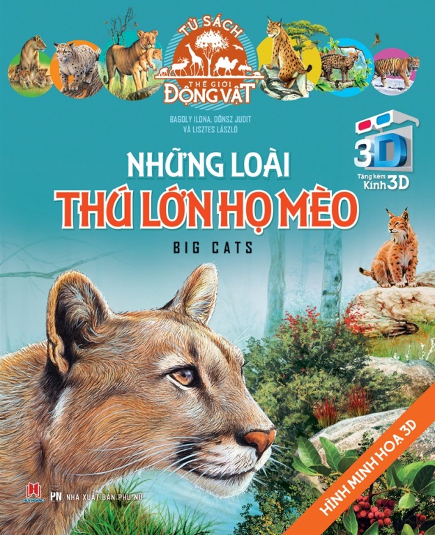 Sách 3D: Những Loài Thú Lớn Họ Mèo