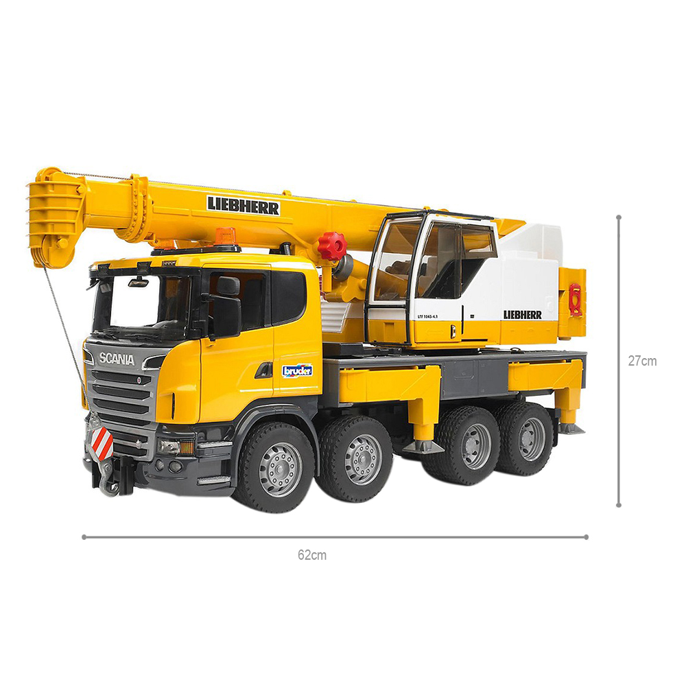 Mô Hình Theo Tỉ Lệ Thu Nhỏ 1:16 Bruder Xe Tải Cần Cẩu SCANIA - BRU03570 