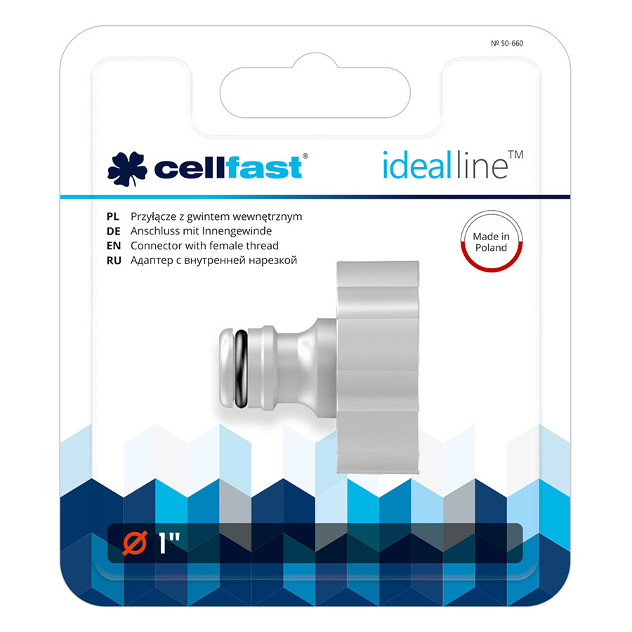 Cút Nối Ren Trong Cellfast Ideal Line Plus 50-660 1"