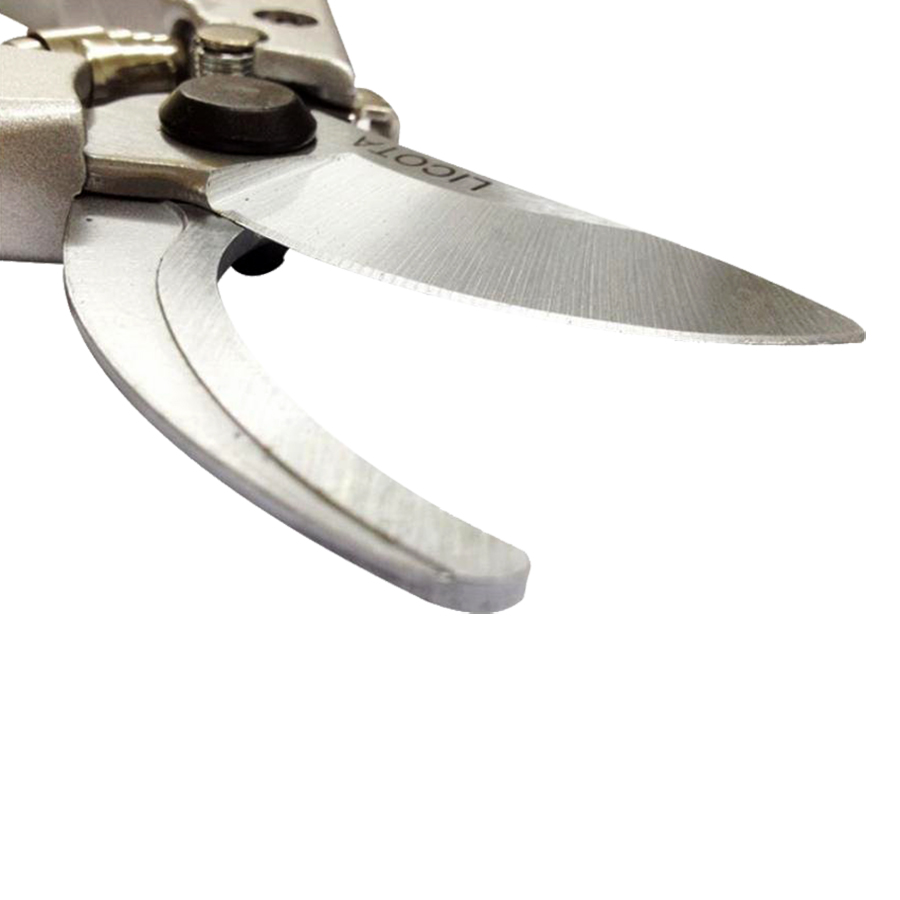 Kéo Cắt Cành 8" Mỏ Cong Cán Nhôm Xám Đen Licota TGP-00521