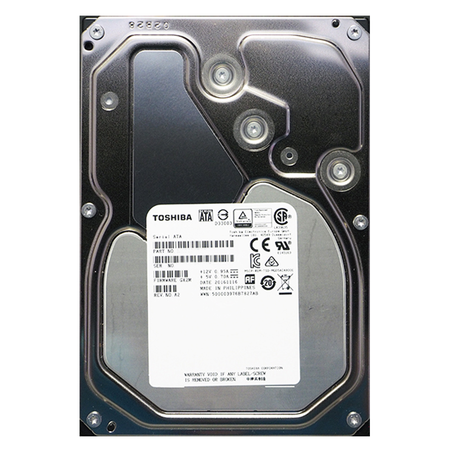 Ổ Cứng HDD Camera Toshiba 8TB/64MB/7200rpm/3.5 - MN05ACA800 - Hàng Chính Hãng