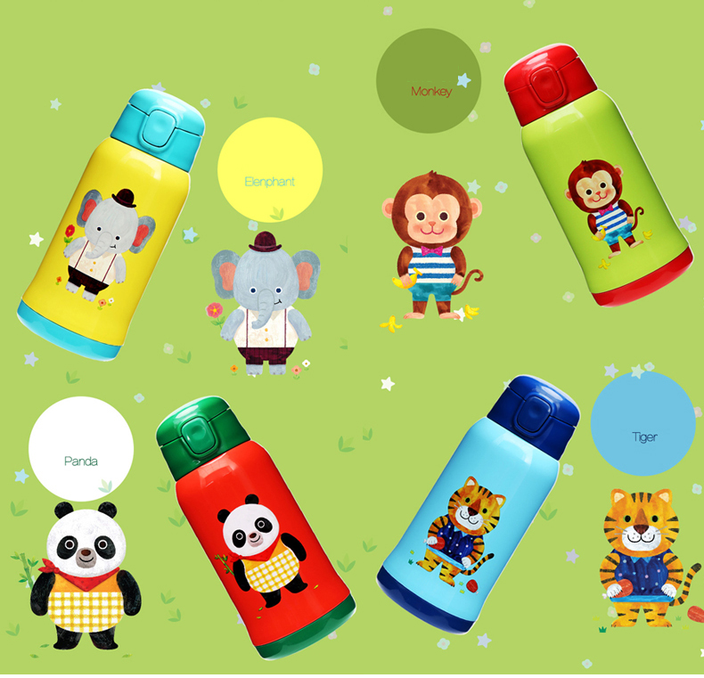 Bình Giữ Nhiệt Cartoon Vacuum Bottle Lock&Lock LHC1435