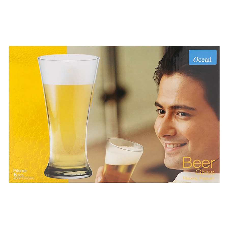 Bộ 6 Ly Thủy Tinh Ocean Pilsner 5B0091006G0000
