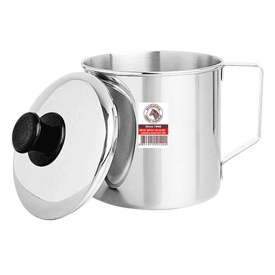 Ca Nước Inox Zebra Có Nắp 110114 (2L)