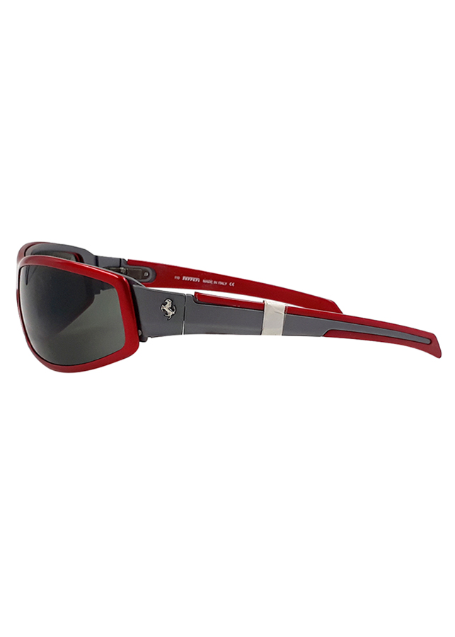 Kính Mát Unisex Ferrari FR 46 66A - Đen Khói + Tặng Bộ Tua Vít Sửa Kính