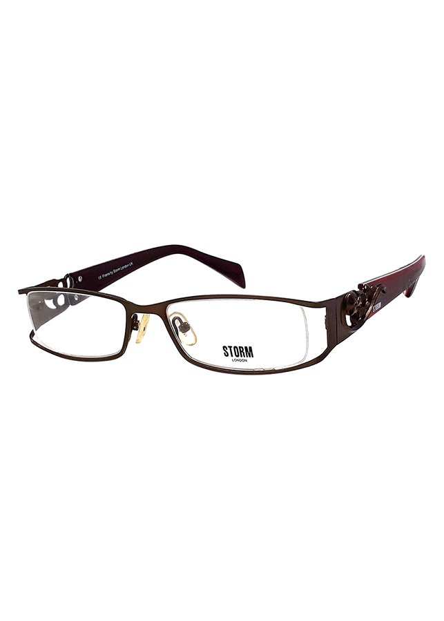 Gọng Kính Unisex Storm ST 0149 10 - Nâu Đỏ Phối Đồng