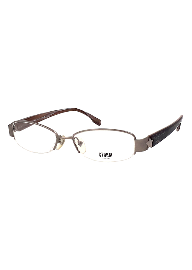 Gọng Kính Unisex Storm ST 0127 28 (52/17/135) - Nâu Đậm