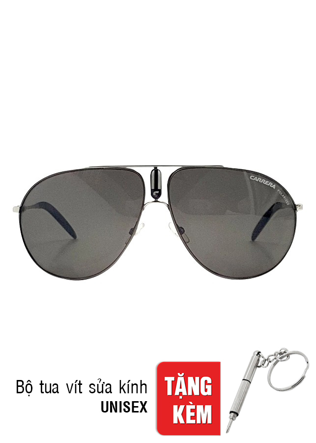 Kính Mát Unisex Carrera 44 MWNM9 - Đen + Tặng Bộ Tua Vít Sửa Kính
