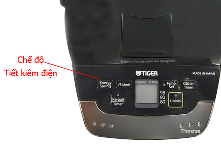 Bình Thủy Điện Tử Tiger PIE-A50W - 5L - Hàng Chính Hãng