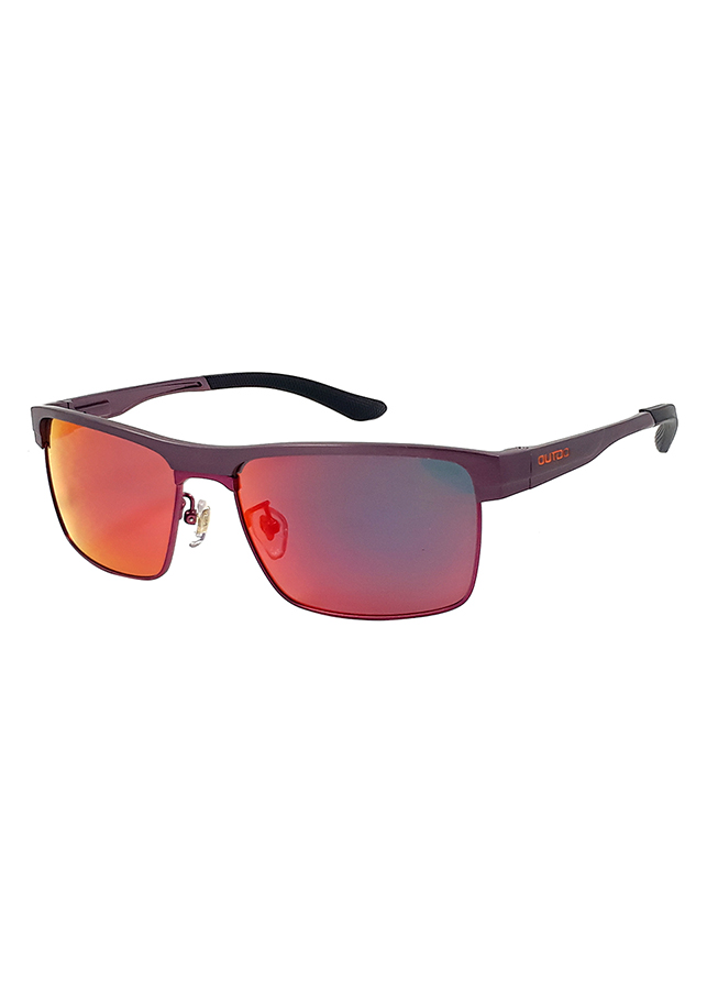 Kính Mát Unisex Outdo AL6005 P6 - Đỏ Cam