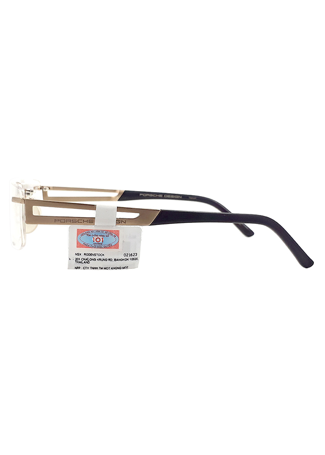 Gọng Kính Unisex Porsche Design P 8704 S1 B - Đen Phối Đồng