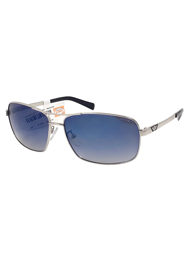 Kính Mát Unisex Police S8879K 579B - Xanh Dương Khói + Tặng Bộ Tua Vít Sửa Kính