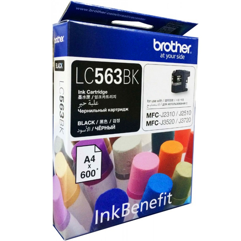 Brother LC-563BK Ink Cho MFC-J2310/J2510/J3520/J3720 (Black) - Hàng Chính Hãng