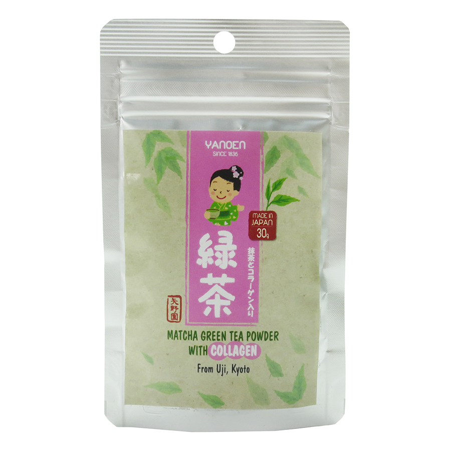 Bột Trà Xanh Yanoen Matcha Collagen 30g