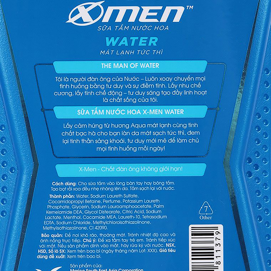 Sữa Tắm Nước Hoa X-Men Water (650g)