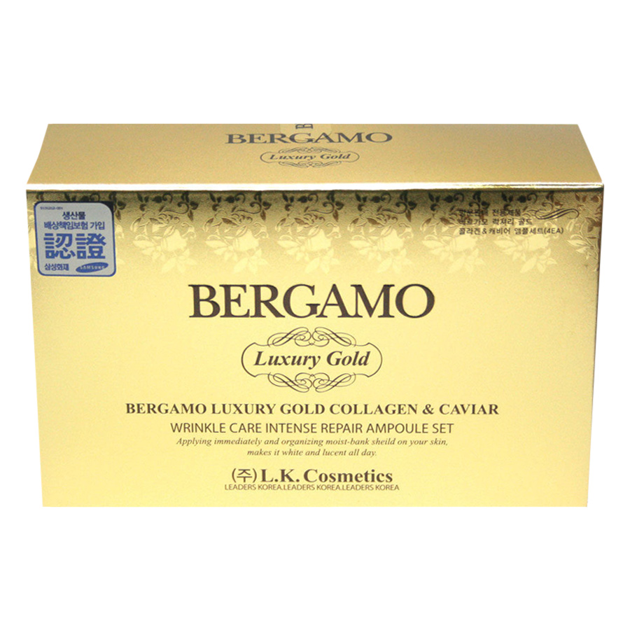Tinh Chất Chống Lão Hoá, Ngăn Ngừa Mụn Bergamo Luxury Gold